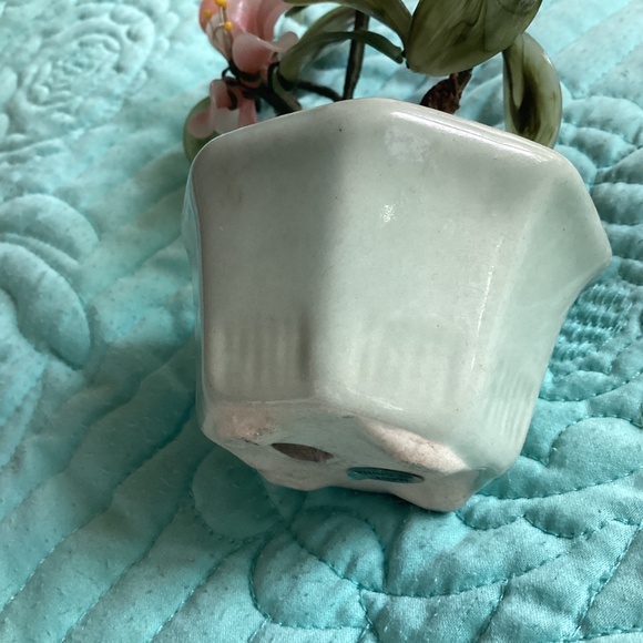 VINTAGE SMALL PINK CHERRY BLOSSOM BONSAÏ TREE - Picture 8 of 12